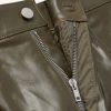 Straight-Leg Leather Cargo Trousers - E1 Straight-Leg Leather Cargo Trousers - E1