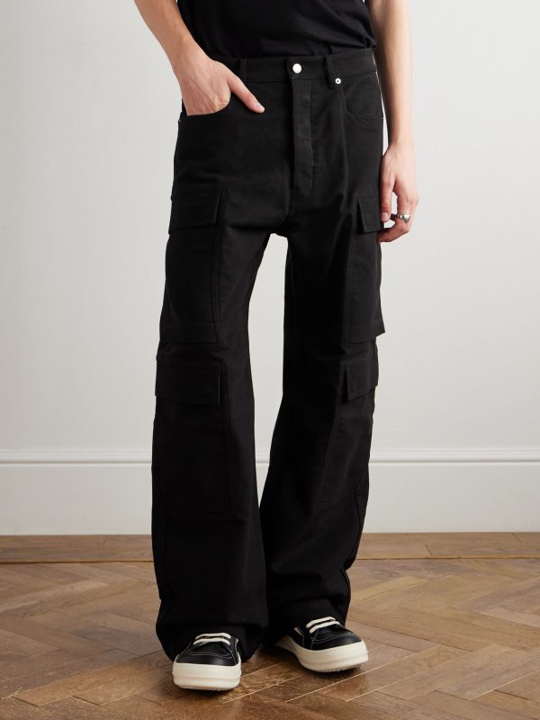 Straight-Leg Cotton-Twill Cargo Trousers - FR Straight-Leg Cotton-Twill Cargo Trousers - FR