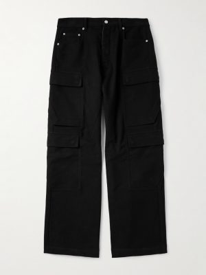 Straight-Leg Cotton-Twill Cargo Trousers Straight-Leg Cotton-Twill Cargo Trousers