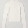 Slim-Fit Ribbed-Knit Sweater Slim-Fit Ribbed-Knit Sweater