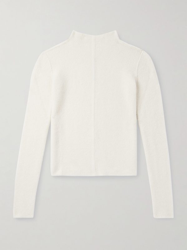 Slim-Fit Ribbed-Knit Sweater Slim-Fit Ribbed-Knit Sweater
