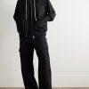 Cotton-Jersey Zip-Up Hoodie - OU Cotton-Jersey Zip-Up Hoodie - OU