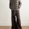 Slim-Fit Quilted Shell Down Hooded Jacket - OU