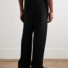 Las Palmas Straight-Leg Cashmere Sweatpants - BK