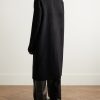 Officer Double-Breasted Melton Virgin Wool Coat - BK Officer Double-Breasted Melton Virgin Wool Coat - BK