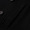 Officer Double-Breasted Melton Virgin Wool Coat - E1 Officer Double-Breasted Melton Virgin Wool Coat - E1