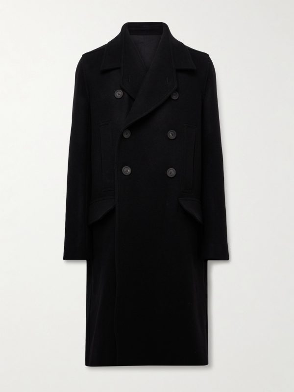 Officer Double-Breasted Melton Virgin Wool Coat Officer Double-Breasted Melton Virgin Wool Coat