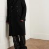 Officer Double-Breasted Melton Virgin Wool Coat - OU Officer Double-Breasted Melton Virgin Wool Coat - OU