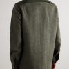 Melton Wool Overshirt - BK Melton Wool Overshirt - BK