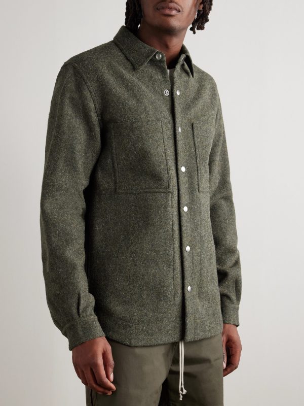 Melton Wool Overshirt - FR Melton Wool Overshirt - FR