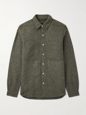 Melton Wool Overshirt Melton Wool Overshirt