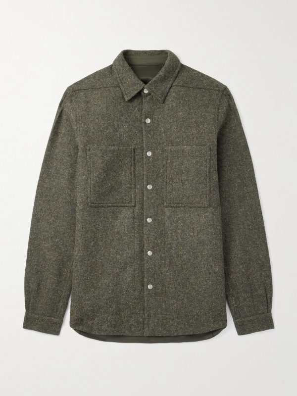 Melton Wool Overshirt Melton Wool Overshirt
