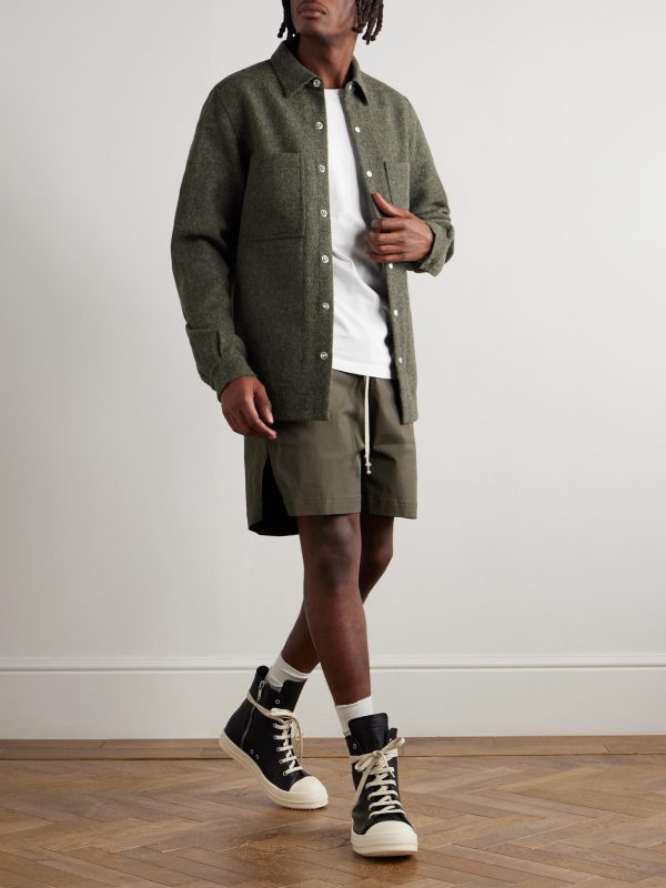 Melton Wool Overshirt - OU Melton Wool Overshirt - OU