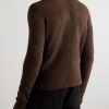 Slim-Fit Ribbed-Knit Sweater - BK