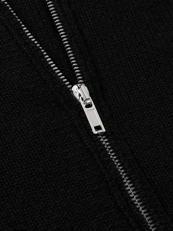 Las Palmas Ribbed Cashmere Zip-Up Hoodie - CU Las Palmas Ribbed Cashmere Zip-Up Hoodie - CU
