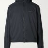 Level Alpha Logo-Print Fleece-Trimmed Recycled-Shell Jacket Level Alpha Logo-Print Fleece-Trimmed Recycled-Shell Jacket