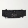 Borders Embroidered Ripstop-Trimmed Mesh Belt Bag Borders Embroidered Ripstop-Trimmed Mesh Belt Bag