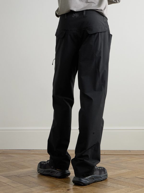Traka Straight-Leg Recycled-Shell Trousers - BK Traka Straight-Leg Recycled-Shell Trousers - BK