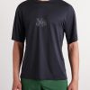 Lateral Peak Logo-Print Recycled-Jersey T-Shirt - FR Lateral Peak Logo-Print Recycled-Jersey T-Shirt - FR