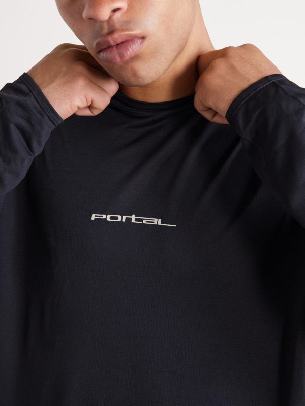Lateral Peak Logo-Print Recycled-Jersey T-Shirt - CU Lateral Peak Logo-Print Recycled-Jersey T-Shirt - CU