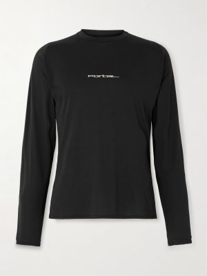 Lateral Peak Logo-Print Recycled-Jersey T-Shirt