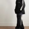 Oversized Striped Logo-Embroidered Recycled-Shell Track Jacket - OU Oversized Striped Logo-Embroidered Recycled-Shell Track Jacket - OU