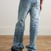 Straight-Leg Panelled Jeans - BK