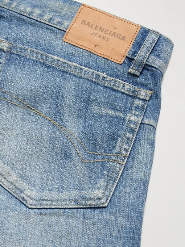 Straight-Leg Panelled Jeans - CU