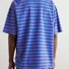 Oversized Striped Cotton-Piqué Polo Shirt - BK