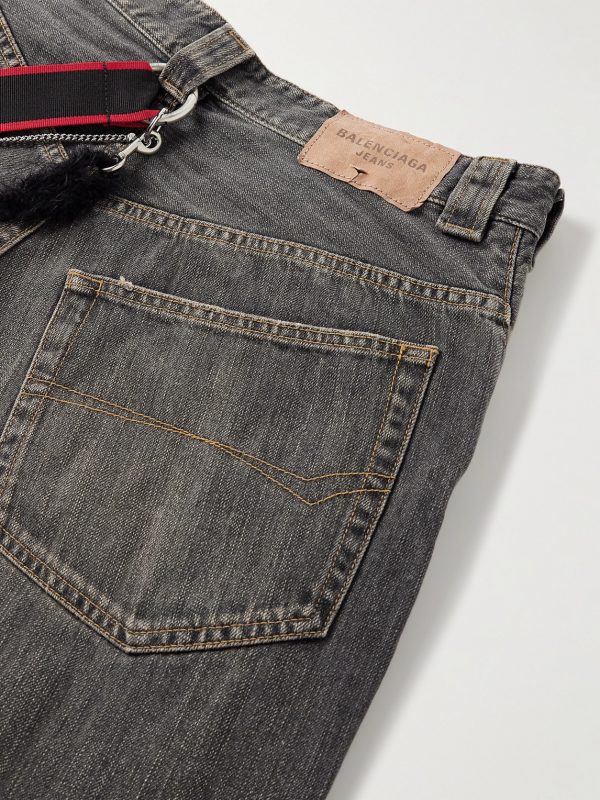 Wide-Leg Embellished Jeans - CU Wide-Leg Embellished Jeans - CU
