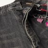 Wide-Leg Embellished Jeans - E1 Wide-Leg Embellished Jeans - E1