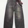Wide-Leg Embellished Jeans Wide-Leg Embellished Jeans
