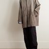 Oversized Distressed Cotton-Ripstop Car Coat - OU