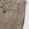 Straight-Leg Garment-Dyed Linen Drawstring Trousers - CU Straight-Leg Garment-Dyed Linen Drawstring Trousers - CU