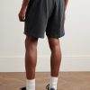 Loopback Cotton-Jersey Drawstring Shorts - BK