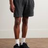 Loopback Cotton-Jersey Drawstring Shorts - FR