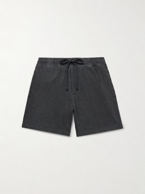 Loopback Cotton-Jersey Drawstring Shorts