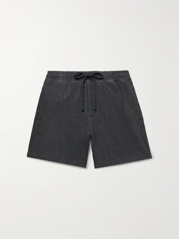 Loopback Cotton-Jersey Drawstring Shorts