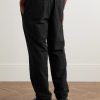 Tapered Garment-Dyed Cotton and Hemp-Blend Trousers - BK