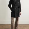Kensington Double-Breasted Belted Cotton-Gabardine Trench Coat - OU Kensington Double-Breasted Belted Cotton-Gabardine Trench Coat - OU