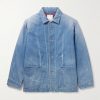 Social Sculpture Paint-Splattered Denim Jacket