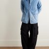 Social Sculpture Paint-Splattered Denim Jacket - OU