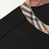 Checked Jacquard-Trimmed Wool Sweater - CU