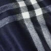 Fringed Checked Cashmere Scarf - CU Fringed Checked Cashmere Scarf - CU