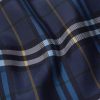 Convertible-Collar Checked Silk Shirt - CU