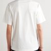 Checked Cotton-Jersey T-Shirt - BK