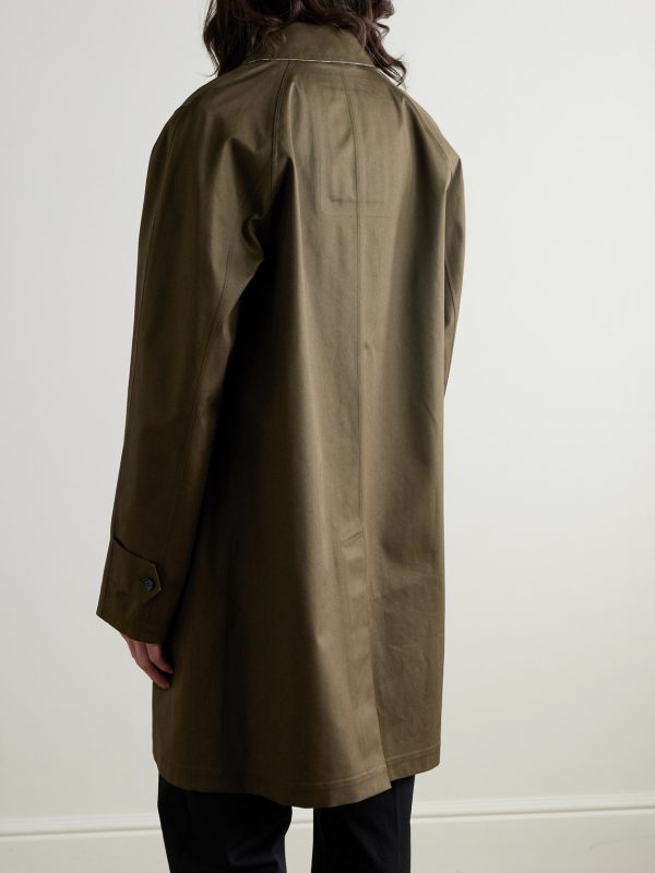 York Cotton-Twill Trench Coat - BK