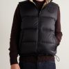 Slim-Fit Reversible Quilted Checked Down Gilet - E1 Slim-Fit Reversible Quilted Checked Down Gilet - E1