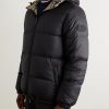 Reversible Checked Quilted Shell Hooded Down Jacket - E2 Reversible Checked Quilted Shell Hooded Down Jacket - E2