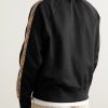 Checked Jacquard-Trimmed Logo-Embroidered Tech-Jersey Track Jacket - BK